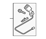 80A858491PMNB - Electrical: Buckle End for Audi: Q8, RS Q8, SQ8 Image