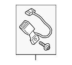 80A857753HMNB - Electrical: Buckle End for Audi: Q8, RS Q8, SQ8 Image