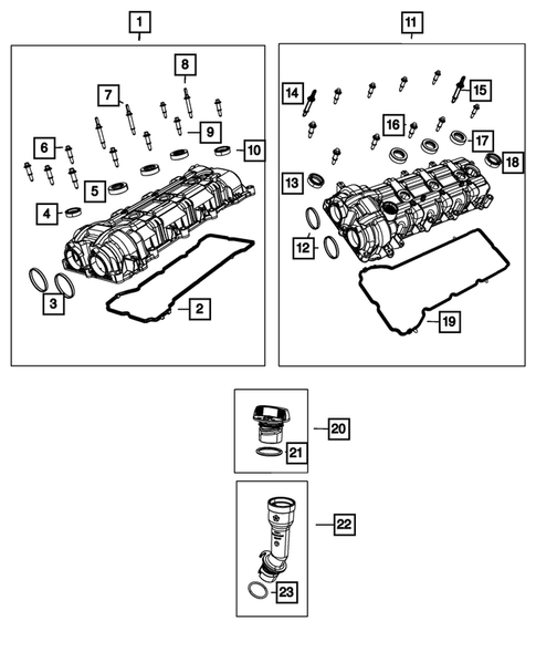 Cylinder Head for 2024 Chrysler Pacifica #3