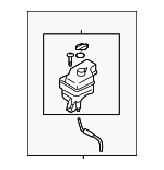 254293S100 - Cooling System: Reservoir Assembly for Hyundai Image