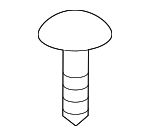 9046706020C0 - Body: Pad Clip for Toyota: Corolla, Echo, Highlander, Prius, RAV4 Image