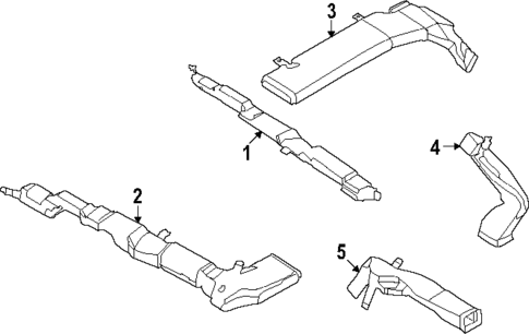 Ducts for 2023 Nissan Pathfinder #1