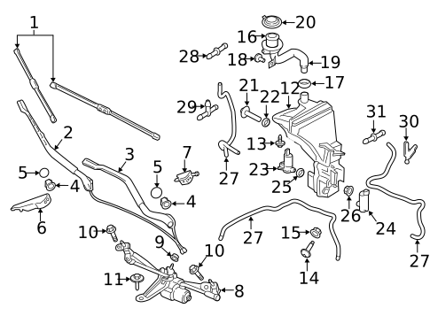 Wipers for 2019 Volvo S90 #1