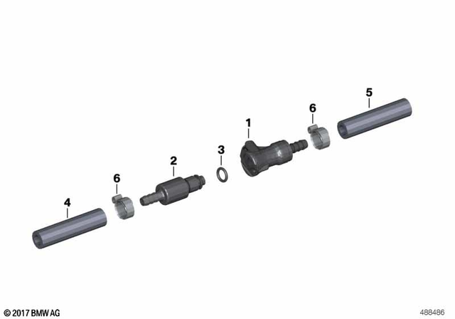 13317659120 - Fuel Supply: Connecting Sleeve -  for BMW-Motorrad Image
