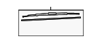 MZ693015 - Body: Wiper Blade for Mitsubishi: Eclipse, Expo, Expo LRV, Galant, Lancer, Mirage, Outlander, Outlander PHEV, Sigma Image