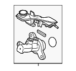 47201WB001 - Body: Master Cylinder for Scion: iA | Toyota: Yaris, Yaris iA Image
