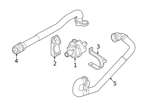 Water Pump for 2023 Land Rover Range Rover Evoque #2