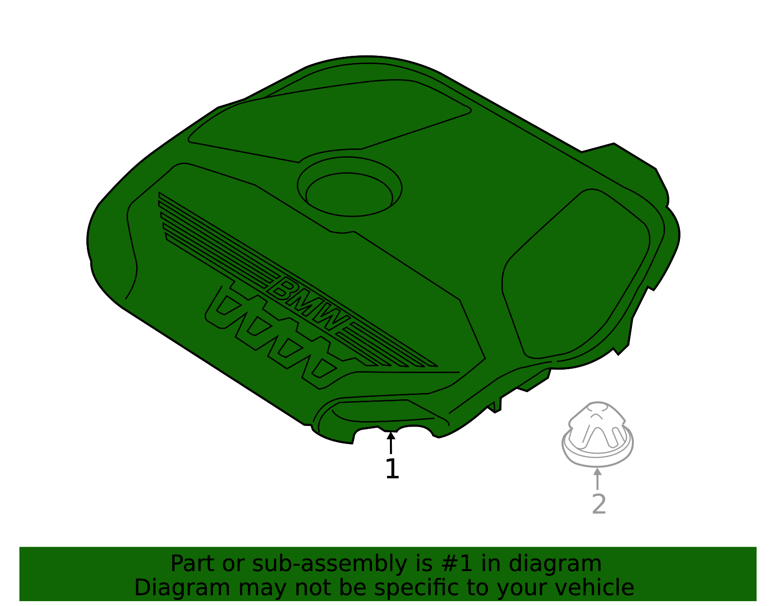 11-14-8-656-447 - Engine Cover 2020-2024 BMW | BMW Auto Parts Warehouse