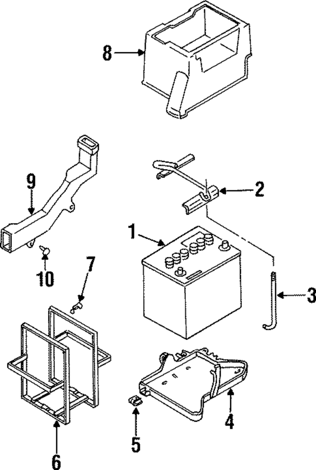 FA0150054 - : Tray Nut for Mazda Image