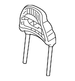 8S0881917B - Body: Headrest for Audi: A5 Quattro, A5 Sportback, RS5, RS5 Sportback, S4, S5, S5 Sportback, TT Quattro, TT RS Quattro, TTS Quattro Image