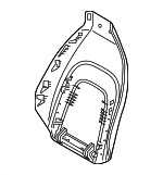 8S0881969L24A - Body: Seat Back Panel for Audi: A5 Quattro, A5 Sportback, RS5, RS5 Sportback, S4, S5, S5 Sportback, TT Quattro, TT RS Quattro, TTS Quattro Image