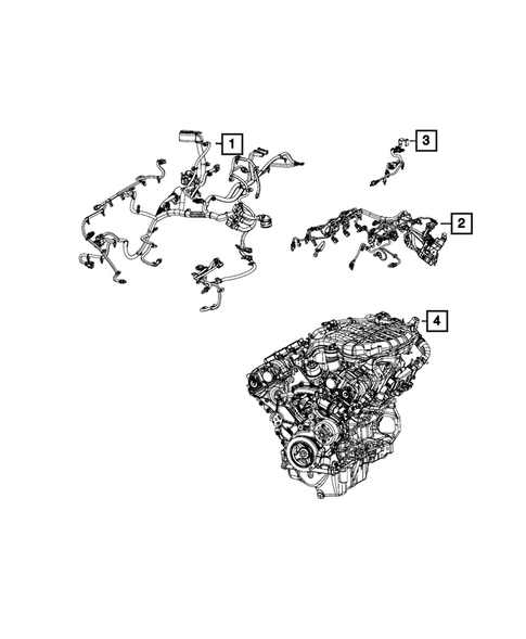 Wiring, Powertrain for 2019 Chrysler Pacifica #2