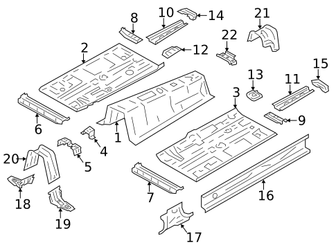 Floor & Rails for 2018 Toyota 86 #0
