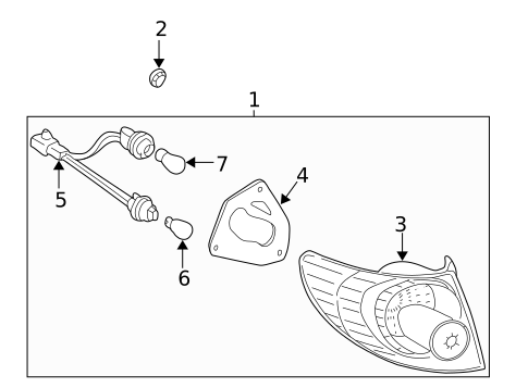 Combination Lamps for 2008 Toyota Corolla #0