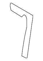 87643CD000 - Body: Seat Back Reinforcement Plate for Nissan Image