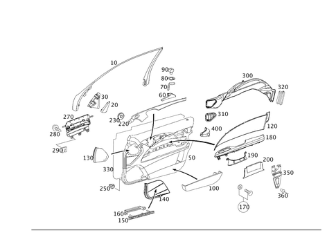 Door Paneling for 2004 Mercedes-Benz E320 #0