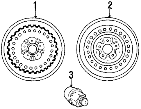 Wheels for 1998 Dodge Grand Caravan #2