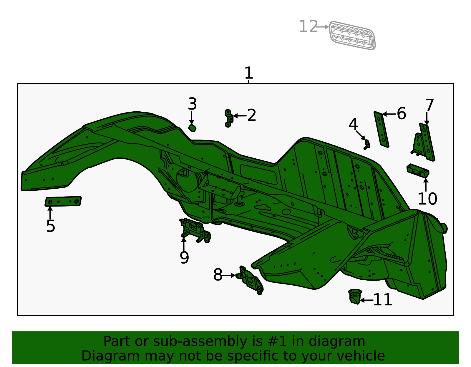 2024-2025 Chevrolet Corvette F Panel 85775215 | Chevy Parts Pros