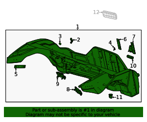 2020-2021 Chevrolet Corvette Rear Compartment 85515347 GM ...