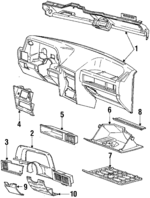 E4FZ5806050A - Body: Hinge for Ford Image