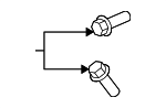 6507388AA - Engine: Engine Mount Bolt for Mopar Image
