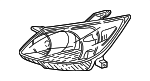 8117002220 - : 2003-2008 Toyota Matrix - Composite Headlamp Left for Toyota: Matrix Image