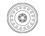 28151VC010 - : Spare Wheel for Subaru Image