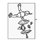 1745050121 - Exhaust: Cross Over Pipe for Lexus: GX470 Image