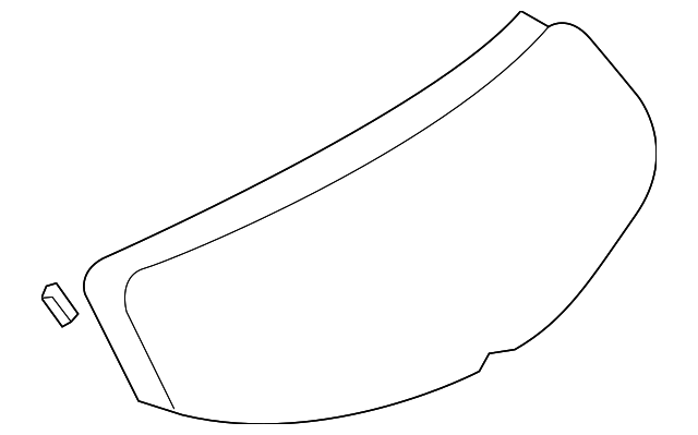 Lift Gate Glass - Nissan (K0300-JM00B)