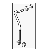 887040E270 - HVAC: Suction Hose for Lexus: RX450h, RX450hL Image