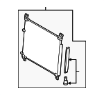 8846048220 - : Condenser for Lexus: RX450h, RX450hL Image