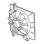 19015PNDA01 - : Fan Shroud for Acura Image