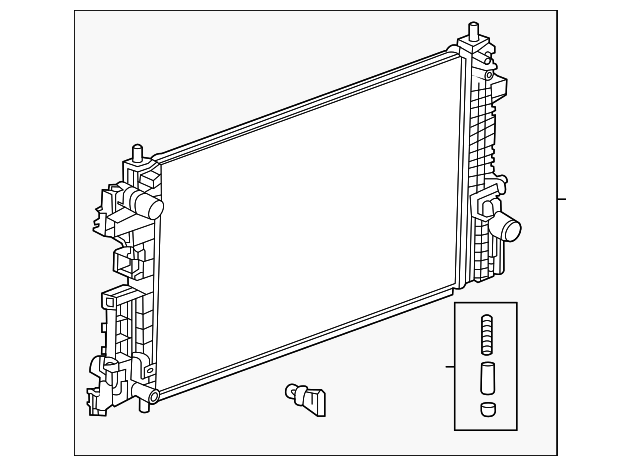 2020-2025 GM Radiator 42771761 | Capital Chevy Parts