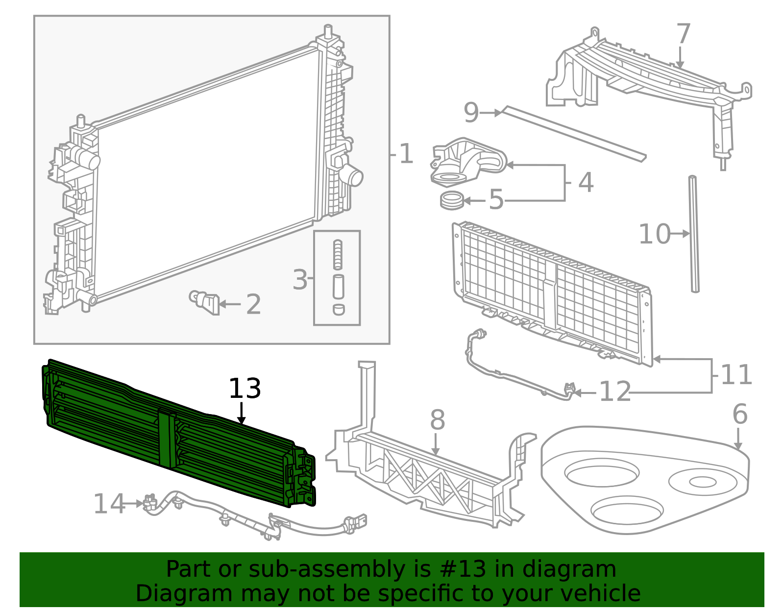 2024-2026 GM Lower Shutter 60008994 | OEM Parts Online