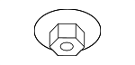 N91019001 - Body: Floor Pan Splash Shield Nut for Audi Image
