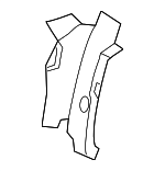 8W0802164 - Body: Retainer Plate for Audi: A4, A4 allroad, A4 Quattro, A5 Quattro, A5 Sportback, RS5, RS5 Sportback, S4, S5, S5 Sportback Image