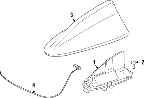 Antenna & Radio for 2023 BMW i7 #1