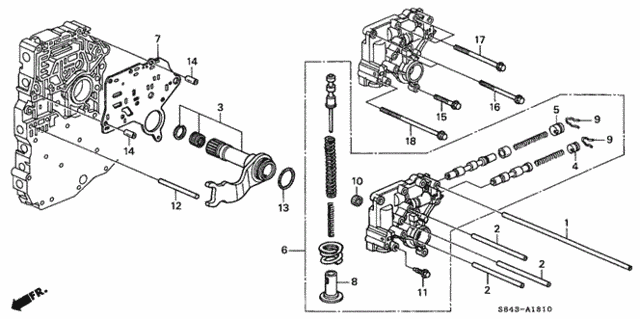 AT Accumulator Body (V6) for 2001 Honda Accord #0