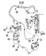 68019641AA - Air Conditioning &amp; Heater: Accumulator Bracket for Mopar Image