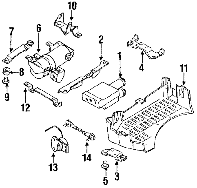 5382164U00 - : Height Sensor for INFINITI: Q45 Image