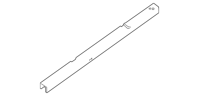 Truck Bed Floor Sill - Nissan (K3690-9CFMA)
