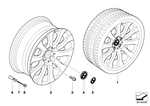 36116775597 - : Wheel, Alloy for BMW Image