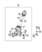 68148343AA - 3.0L Turbo Diesel; Engine: Washer for Jeep: Gladiator, Grand Cherokee, Wrangler | Ram: 1500, 1500 Classic Image