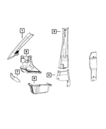 1ZQ88LAHAC - Interior Trim: Cover, Right for Mopar Image