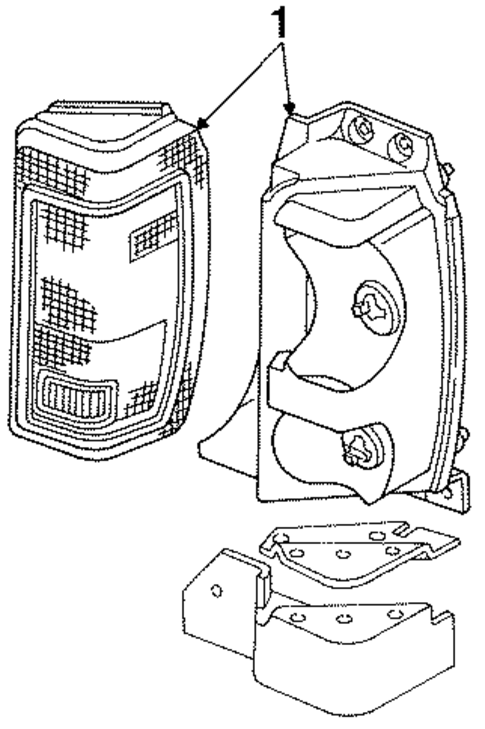 Combination Lamps for 1987 Dodge Grand Caravan #0