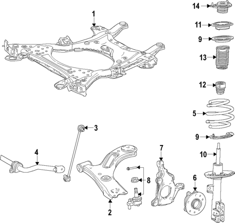 Suspension Components for 2024 Lexus RZ450e #0
