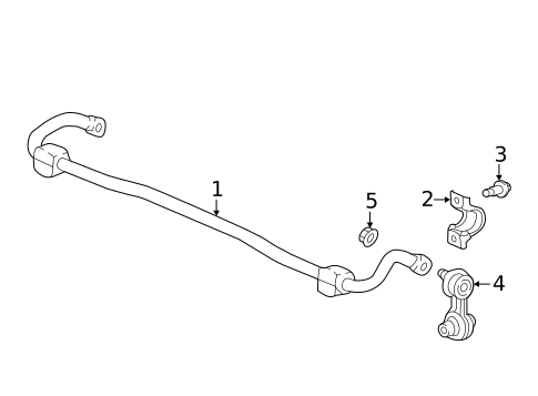 Stabilizer Bar & Components for 2019 Honda Civic #3