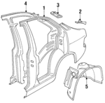 8942147242 - : Gutter for Isuzu Image