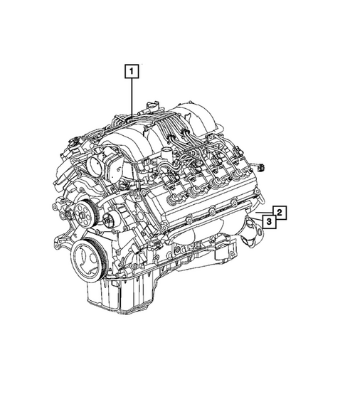Engine Identification, Service Engines & Engine Service Kits for 2026 Dodge Durango #1