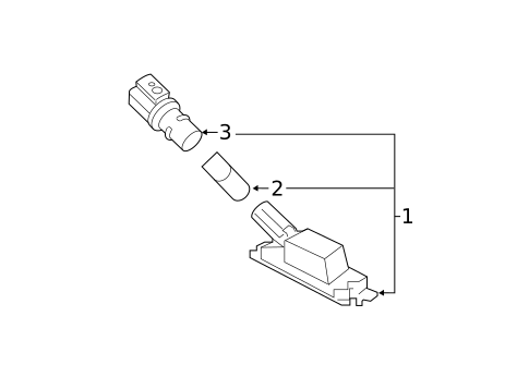 License Lamps for 2025 Hyundai Venue #0